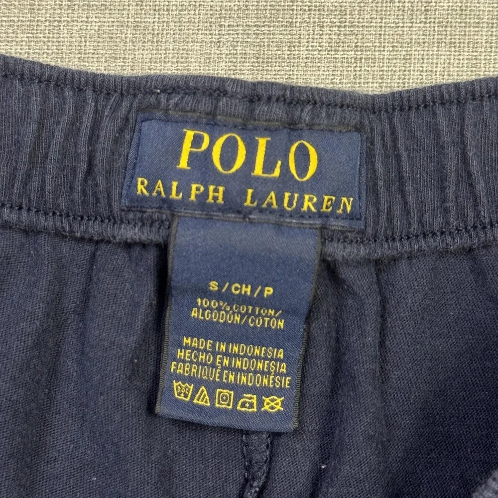 Polo Ralph Lauren Lightweight Sweatpants Mens 31x33 Blue Small Cotton Drawstring